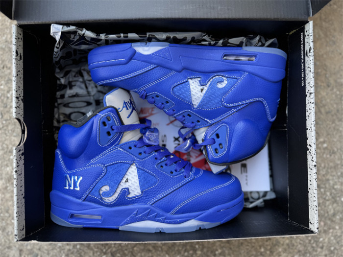 Authentic Awake NY x Jordan Air Jordan 5 Racer Blue