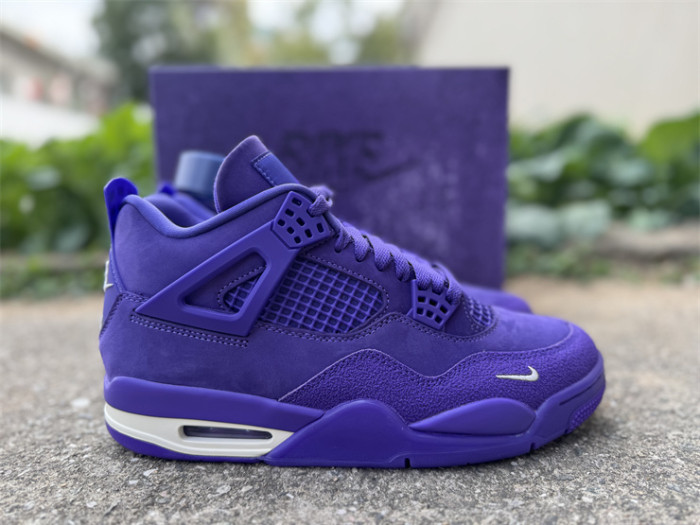 Authentic Air Jordan 4 Nigel Brick by Brick Purple