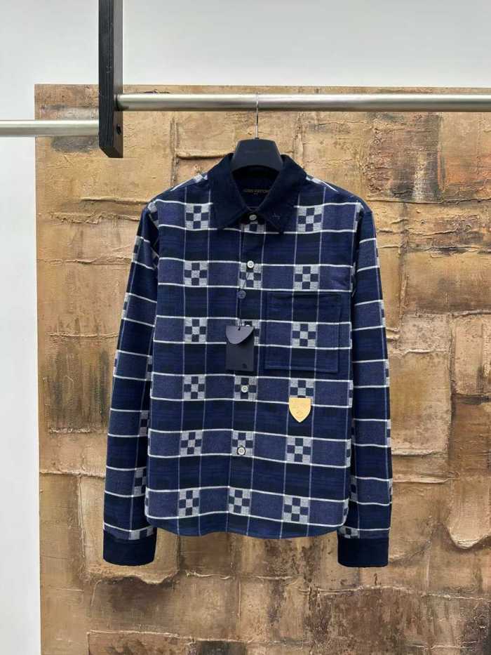 LV Shirt High End Quality-1338