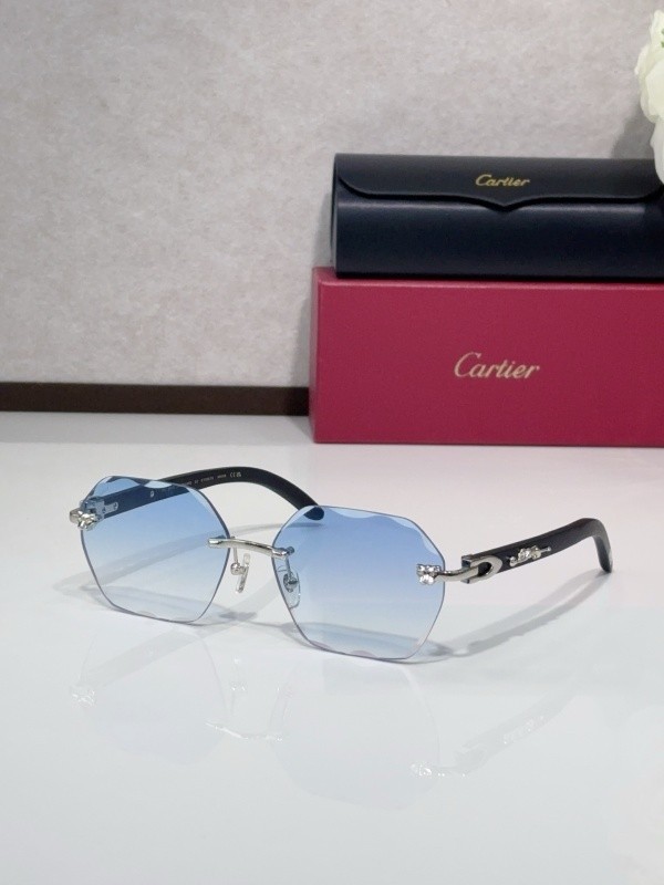 Cartier Sunglasses AAAA-8598