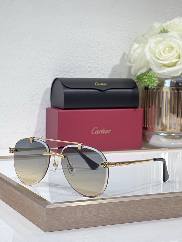 Cartier Sunglasses AAAA-9566