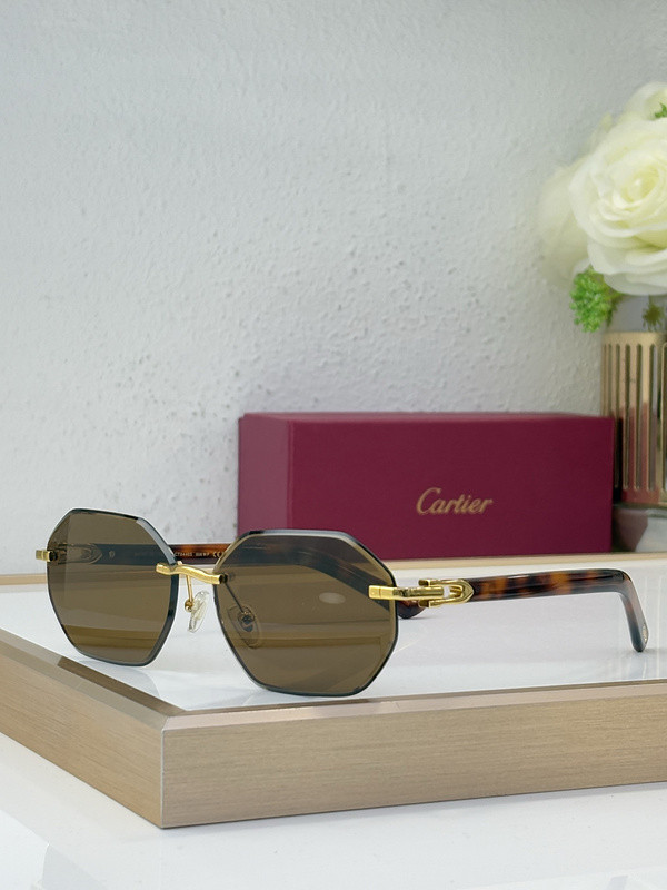 Cartier Sunglasses AAAA-9675