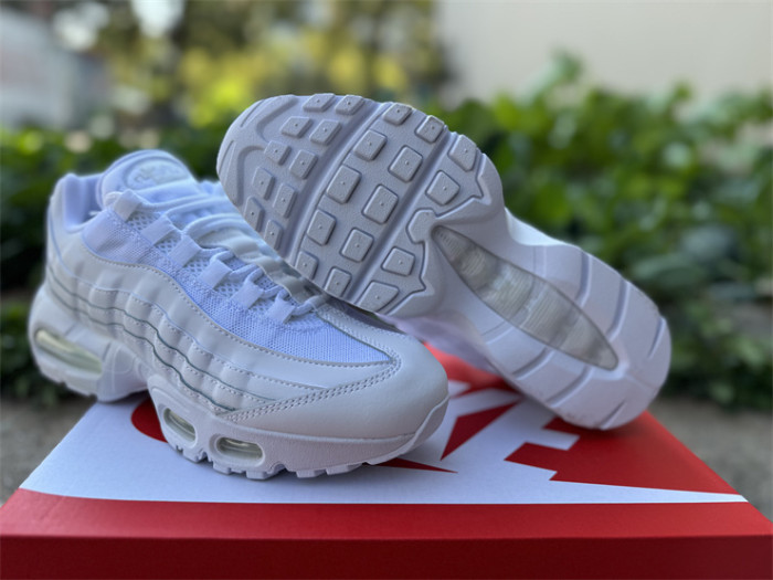 Authentic Nike Air Max 95 Big Bubble OG“Triple White
