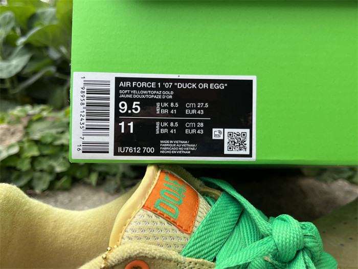 Authentic Nike Air Force 1 Low DOAF Duck or Egg