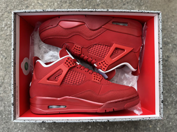 Authentic Air Jordan 4 Red