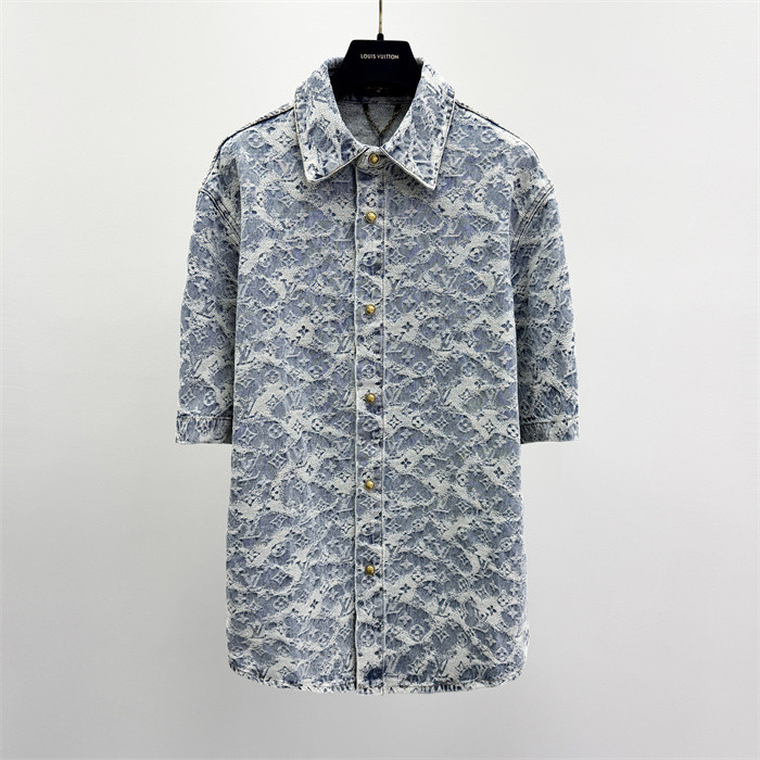 LV Shirt High End Quality-1357