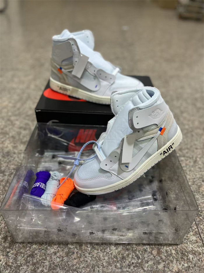 Authentic Virgil Abloh Archive x Air Jordan 1 High OG “Alaska”
