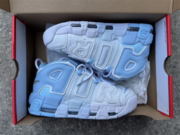 Authentic Nike Air More Uptempo Psychic Blue Sky
