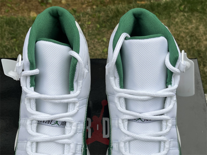 Authentic Air Jordan 11 White Green