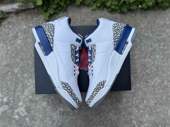 Authentic Air Jordan 3 Retro True Blue 2016