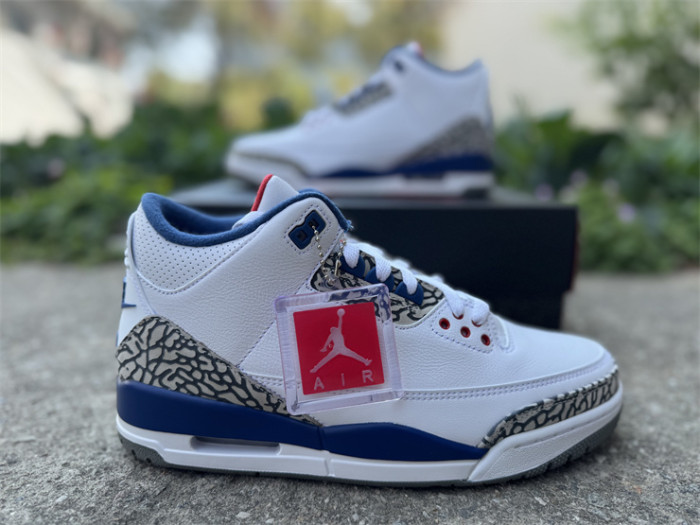 Authentic Air Jordan 3 Retro True Blue 2016