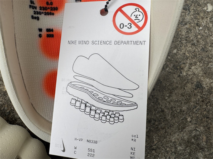 Nike Mind 001 Slide Light Bone (fit small)