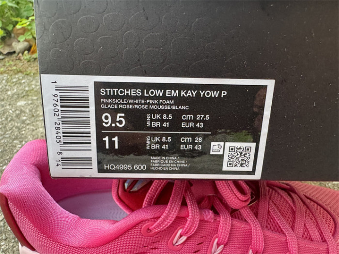 Authentic Nike Kobe 9 EM Low Protro Kay Yow Think Pink