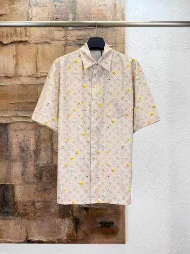 LV Shirt High End Quality-1398