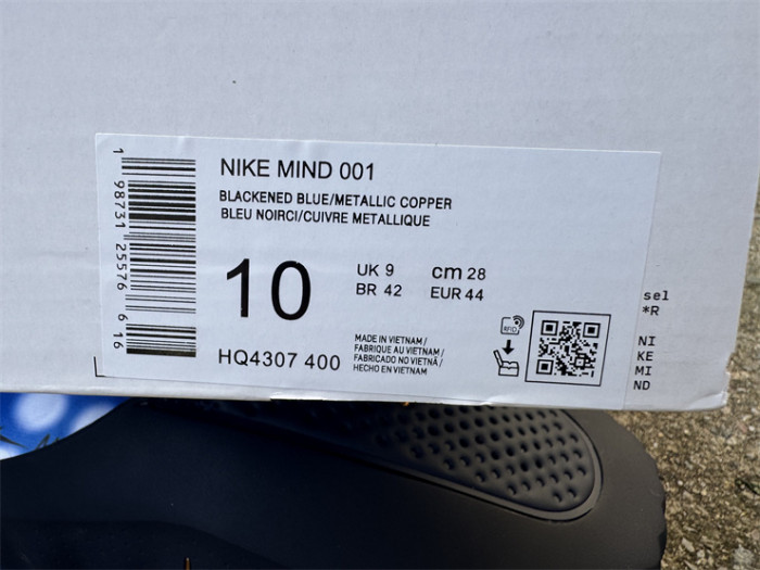 Nike Mind 001 Slide Blackened Blue Game Royal (fit small)