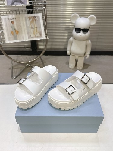 Prada women slippers 1：1 quality-181