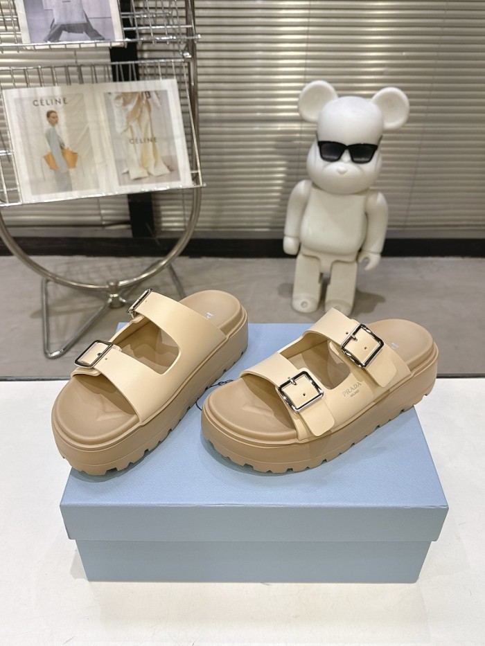 Prada women slippers 1：1 quality-179