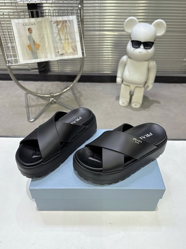 Prada women slippers 1：1 quality-192