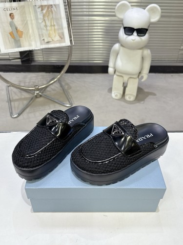 Prada women slippers 1：1 quality-196