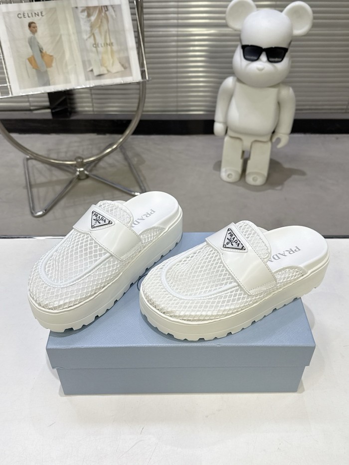 Prada women slippers 1：1 quality-197