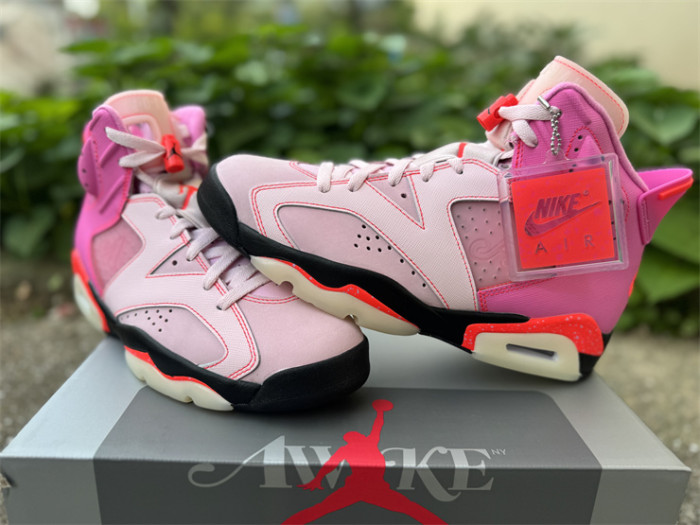 Authentic Air Jordan 6 Retro Awake NY Playful Pink