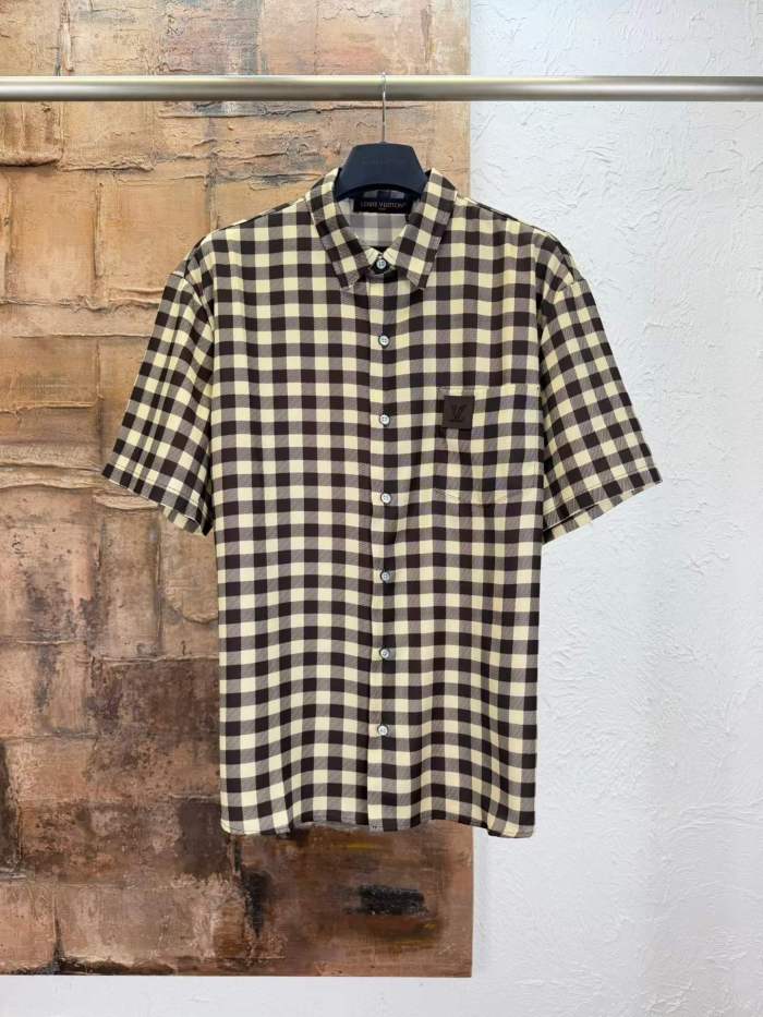 LV Shirt High End Quality-1458