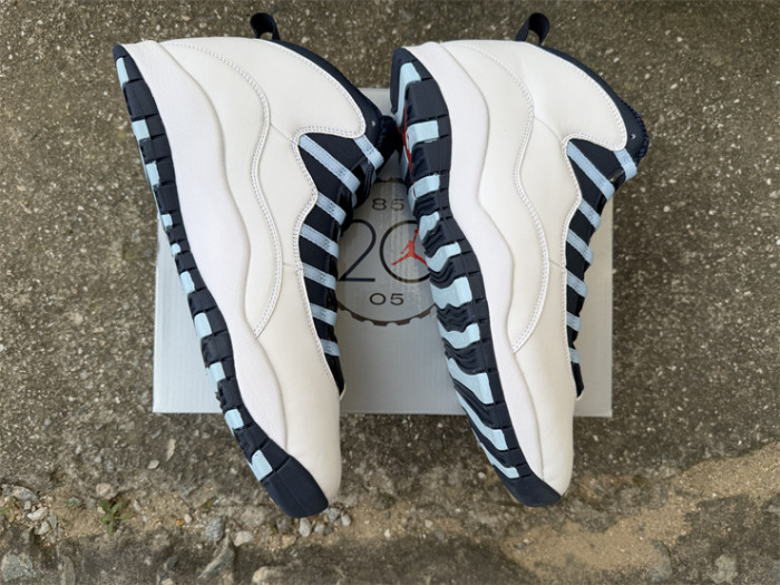 Authentic Air Jordan 10 Retro Ice Blue