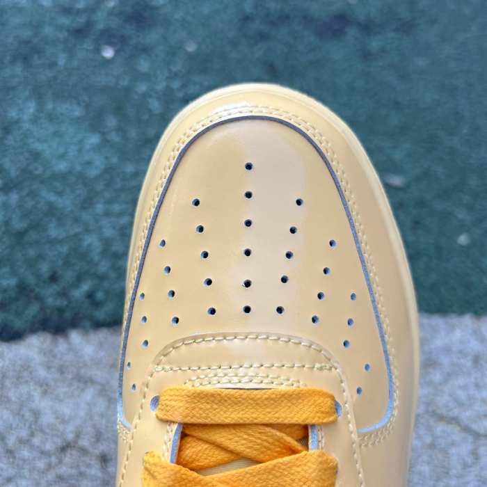 Authentic Nike Air Force 1 Low Patent Leather Topaz Gold