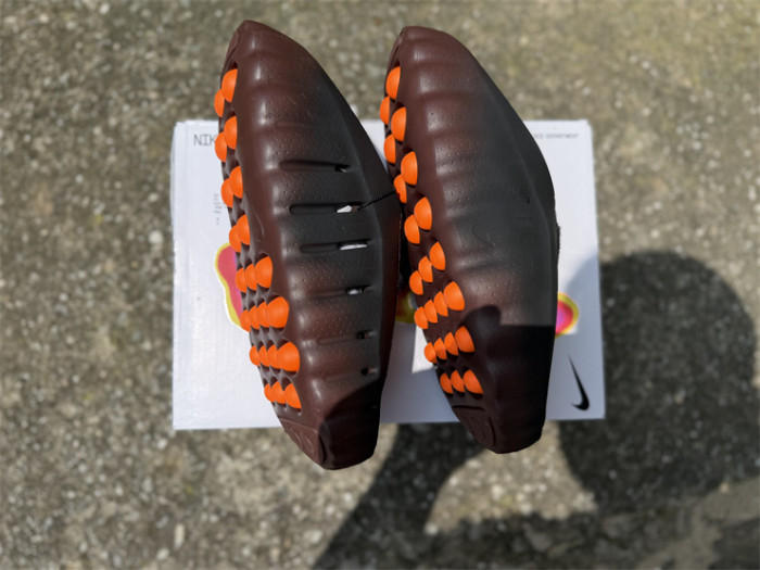 Nike Mind 001 Flyknit Slide Bronze Eclipse Total Orange (fit small)
