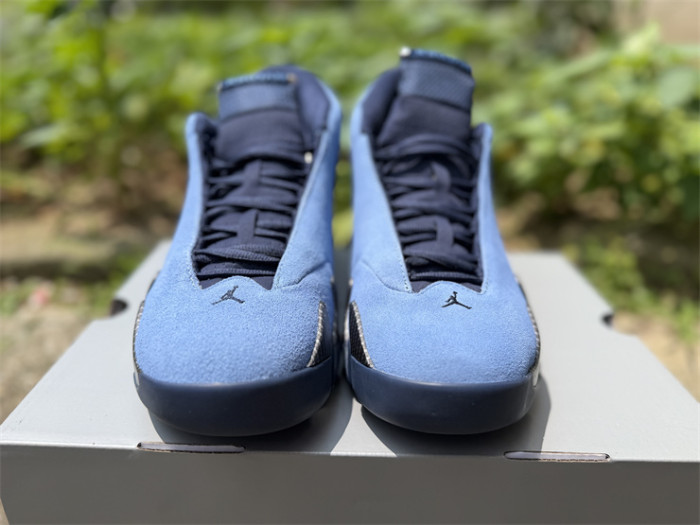 Authentic  Air Jordan 14 Howard PE Blue
