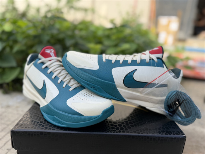 Authentic Nike Kobe 5 Protro Caitlin Clark Coconut Milk Spruce