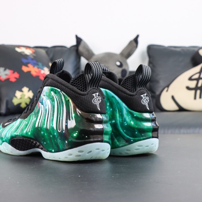 Authentic Nike Air Foamposite One Green “Galaxy”