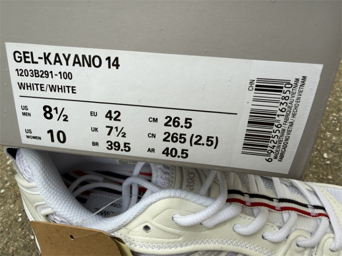 THOM BROWNE × Asics Gel-Kayano 14  White