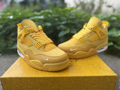 Authentic Air Jordan 4 Nigel Brick by Brick Yellow