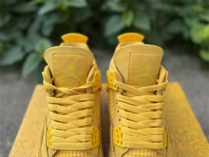 Authentic Air Jordan 4 Nigel Brick by Brick Yellow