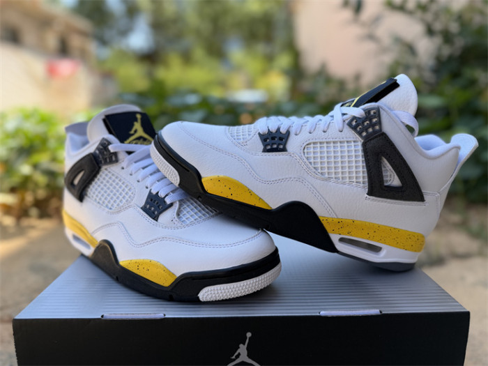 Authentic Air Jordan 4 Retro Rare Air Tour Yellow
