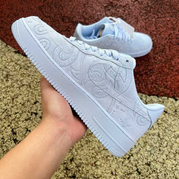 Authentic Nike Air Force 1 Low '07 PRM Paisley Hydrogen Blue