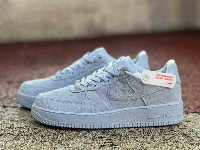 Authentic Nike Air Force 1 Low '07 PRM Paisley Hydrogen Blue
