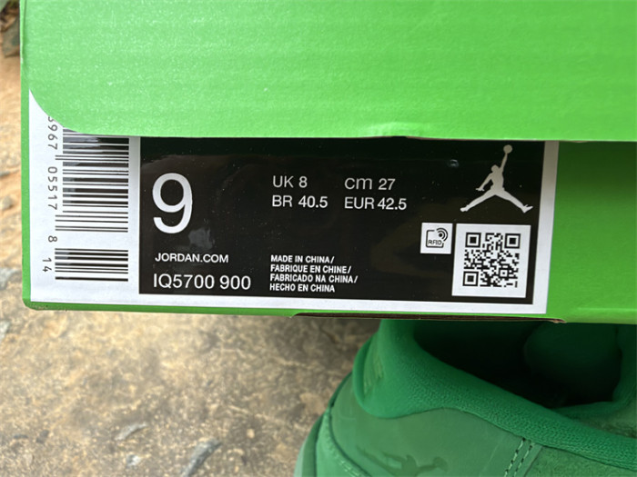 Authentic Air Jordan 11 Retro Green Screen