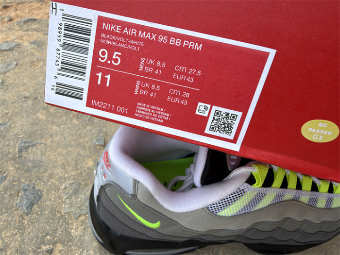 Authentic Nike Air Max 95 Big Bubble 'Greedy'