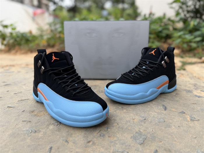 Authentic Air Jordan 12  Soft Blue