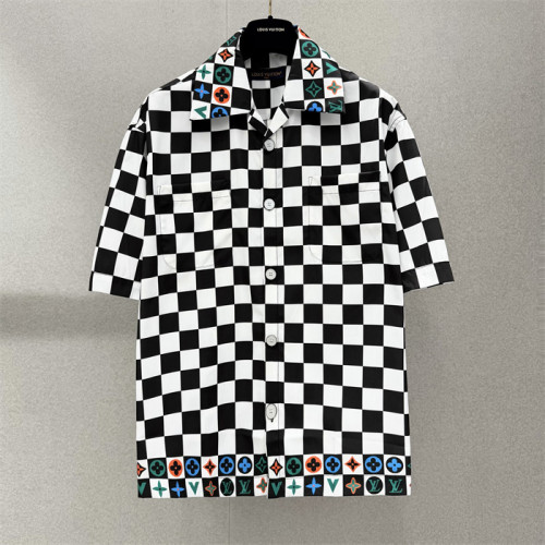 LV Shirt High End Quality-162