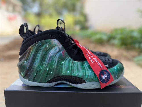 Authentic Nike Air Foamposite One “Galaxy” Green