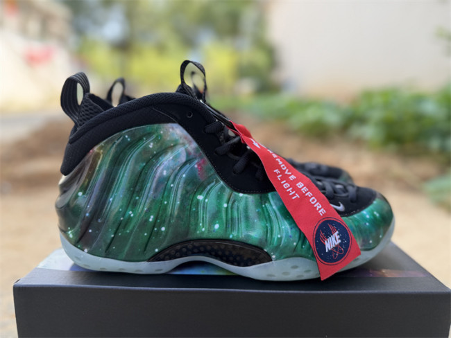 Authentic Nike Air Foamposite One “Galaxy” Green