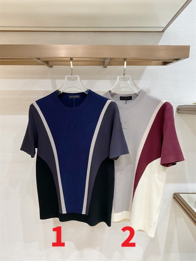LV Shirt High End Quality-161