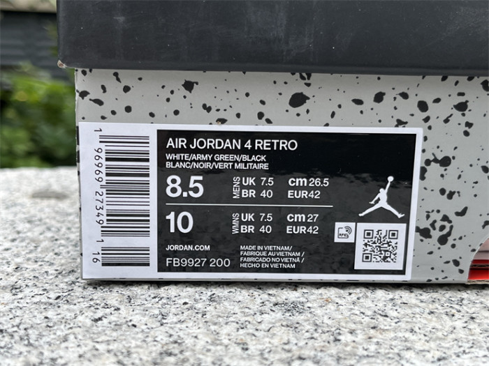 Air Jordan 4 Retro SE Craft - Olive
