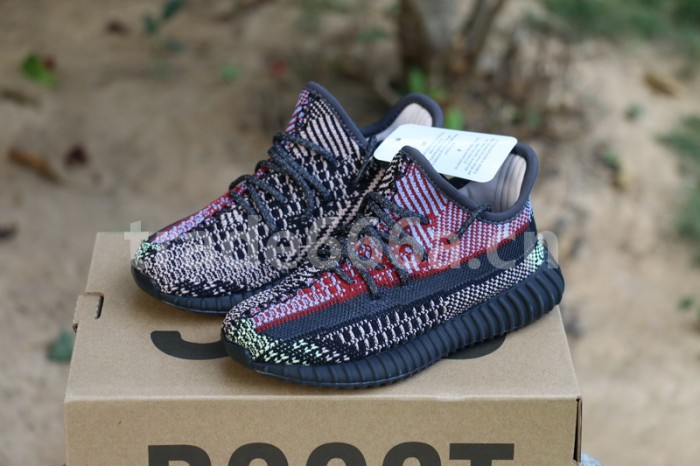 Authentic Yeezy 350 Boost V2 “Yecheil” Non-Reflective Kids Shoes