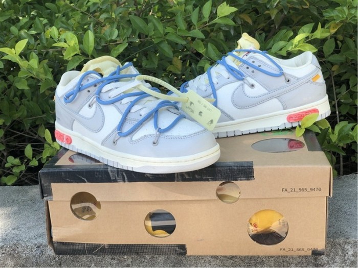 Authentic OFF-WHITE x Nike Dunk Low “The 50” DM1602