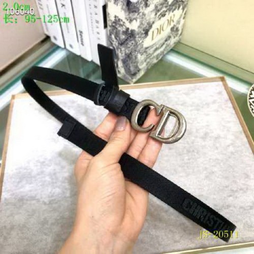 Super Perfect Quality Dior Belts(100% Genuine Leather,steel Buckle)-401