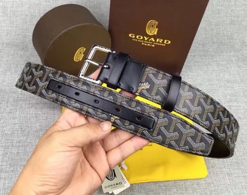 Super Perfect Quality Goyard Belts(100% Genuine Leather,steel Buckle)-003